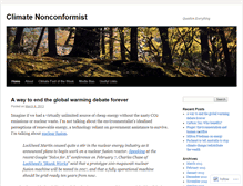 Tablet Screenshot of climatenonconformist.wordpress.com