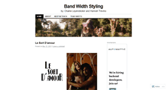 Desktop Screenshot of bandwidthstyling.wordpress.com