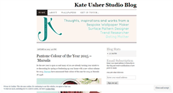 Desktop Screenshot of kateusher.wordpress.com
