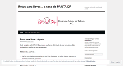 Desktop Screenshot of pautadfretos.wordpress.com