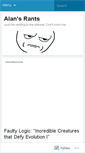 Mobile Screenshot of alansrants.wordpress.com
