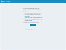 Tablet Screenshot of belajarberislam.wordpress.com