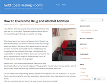 Tablet Screenshot of goldcoasthealingrooms.wordpress.com