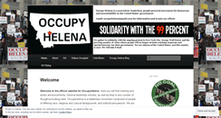 Desktop Screenshot of occupyhelena.wordpress.com