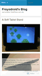 Mobile Screenshot of froyodroid.wordpress.com