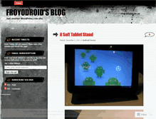 Tablet Screenshot of froyodroid.wordpress.com