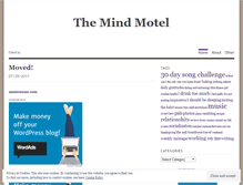 Tablet Screenshot of mindmotel.wordpress.com