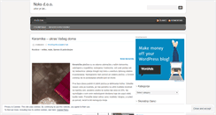 Desktop Screenshot of nokskeramika.wordpress.com