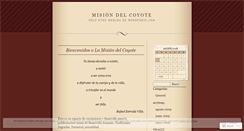 Desktop Screenshot of misiondelcoyote.wordpress.com