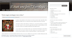 Desktop Screenshot of iletaitunefoisastrologie.wordpress.com