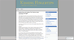 Desktop Screenshot of kissingfingertips.wordpress.com