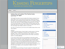 Tablet Screenshot of kissingfingertips.wordpress.com