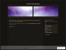 Tablet Screenshot of earthrisephotography.wordpress.com