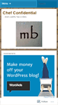 Mobile Screenshot of chefconfidential.wordpress.com