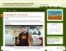 Tablet Screenshot of farmingfood.wordpress.com