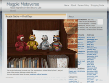 Tablet Screenshot of magpiemetaverse.wordpress.com