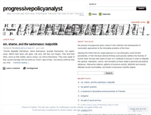 Tablet Screenshot of progressivepolicyanalyst.wordpress.com