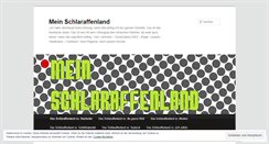 Desktop Screenshot of meinschlaraffenland.wordpress.com