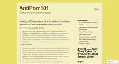Desktop Screenshot of antiporn101.wordpress.com