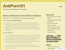 Tablet Screenshot of antiporn101.wordpress.com