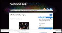 Desktop Screenshot of makeuseoftechnology.wordpress.com