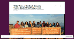 Desktop Screenshot of gvsuinsouthafrica.wordpress.com