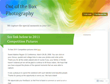 Tablet Screenshot of ootboxevents.wordpress.com