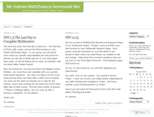 Tablet Screenshot of mathsciencehw.wordpress.com
