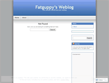 Tablet Screenshot of fatguppy.wordpress.com