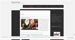 Desktop Screenshot of blogceplan.wordpress.com