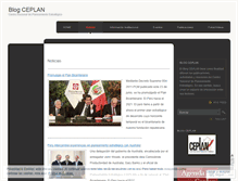 Tablet Screenshot of blogceplan.wordpress.com