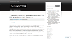 Desktop Screenshot of dailyvmtech.wordpress.com