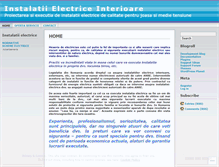 Tablet Screenshot of instalatiielectriceinterioare.wordpress.com