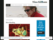 Tablet Screenshot of ninakillham.wordpress.com