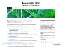 Tablet Screenshot of lapsuliblikas.wordpress.com