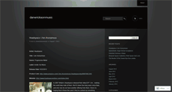 Desktop Screenshot of danericksonmusic.wordpress.com