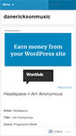 Mobile Screenshot of danericksonmusic.wordpress.com