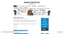 Desktop Screenshot of narniafan.wordpress.com