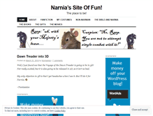 Tablet Screenshot of narniafan.wordpress.com