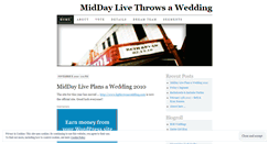 Desktop Screenshot of bgthrowsawedding.wordpress.com