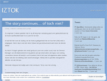 Tablet Screenshot of iztoknl.wordpress.com