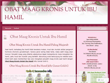 Tablet Screenshot of obatmaagkronisuntukibuhamilalami.wordpress.com