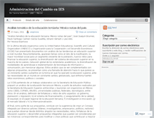 Tablet Screenshot of cambiorganizacional.wordpress.com