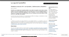Desktop Screenshot of lacajadegandolfini.wordpress.com