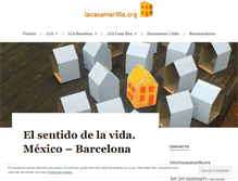 Tablet Screenshot of bloglacasamarilla.wordpress.com