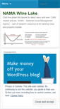Mobile Screenshot of namawinelake.wordpress.com