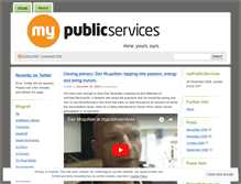 Tablet Screenshot of mypublicservices.wordpress.com