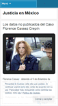 Mobile Screenshot of justiciaenmexico.wordpress.com