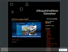 Tablet Screenshot of playstationcenter.wordpress.com