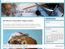 Tablet Screenshot of offstagebaking.wordpress.com